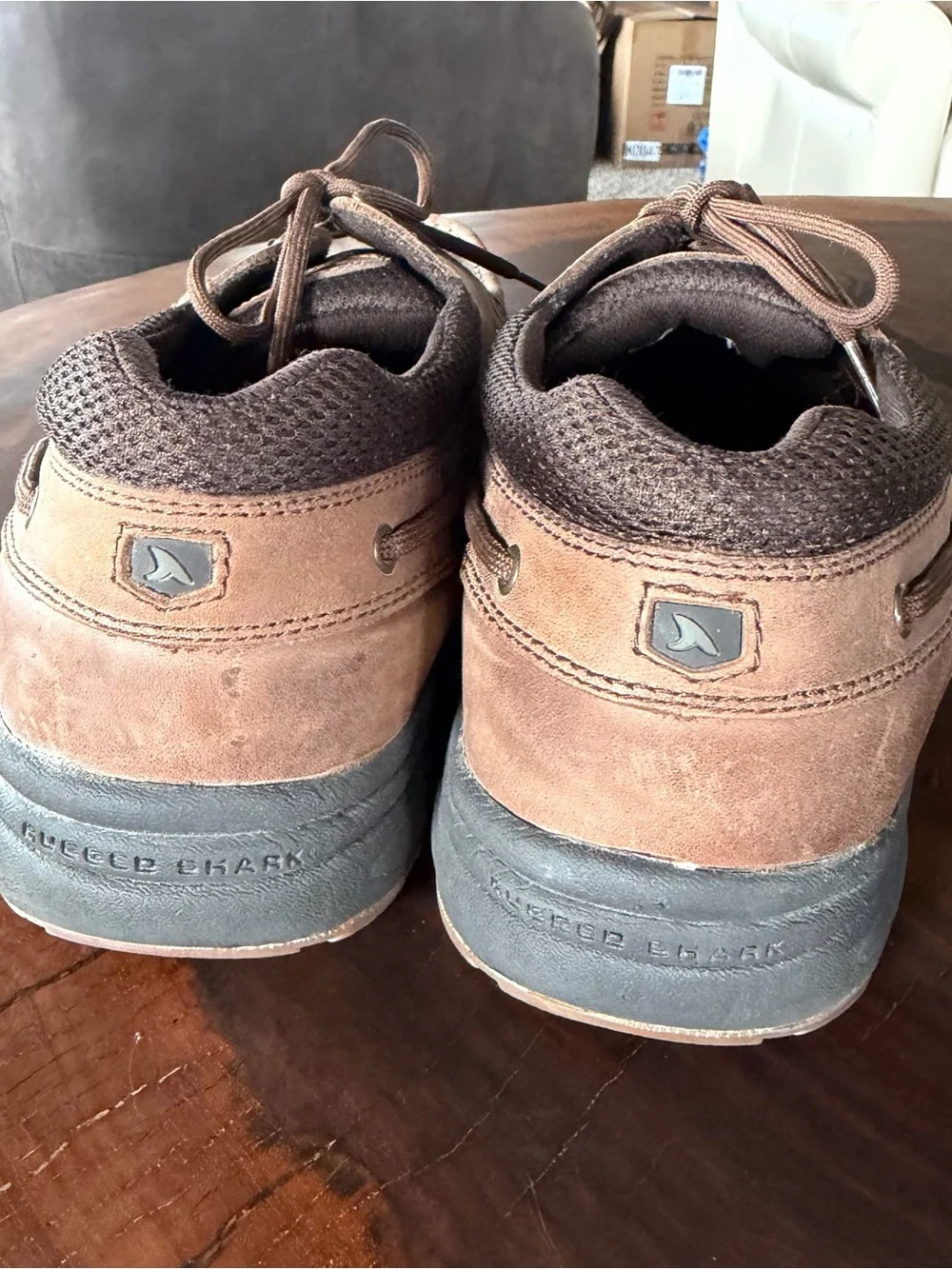 Rugged Shark Men’s Shoes 13 M Atlantic Classic Brown Casual Boat